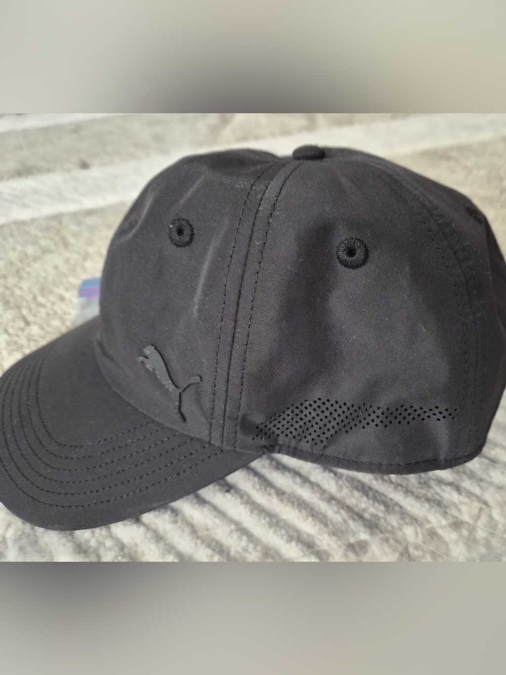 Puma Black Performance Baseball Cap